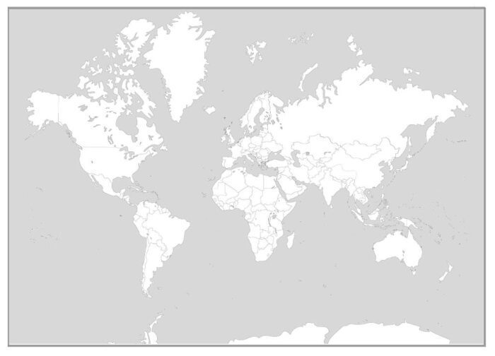 dilsiz dünya haritası